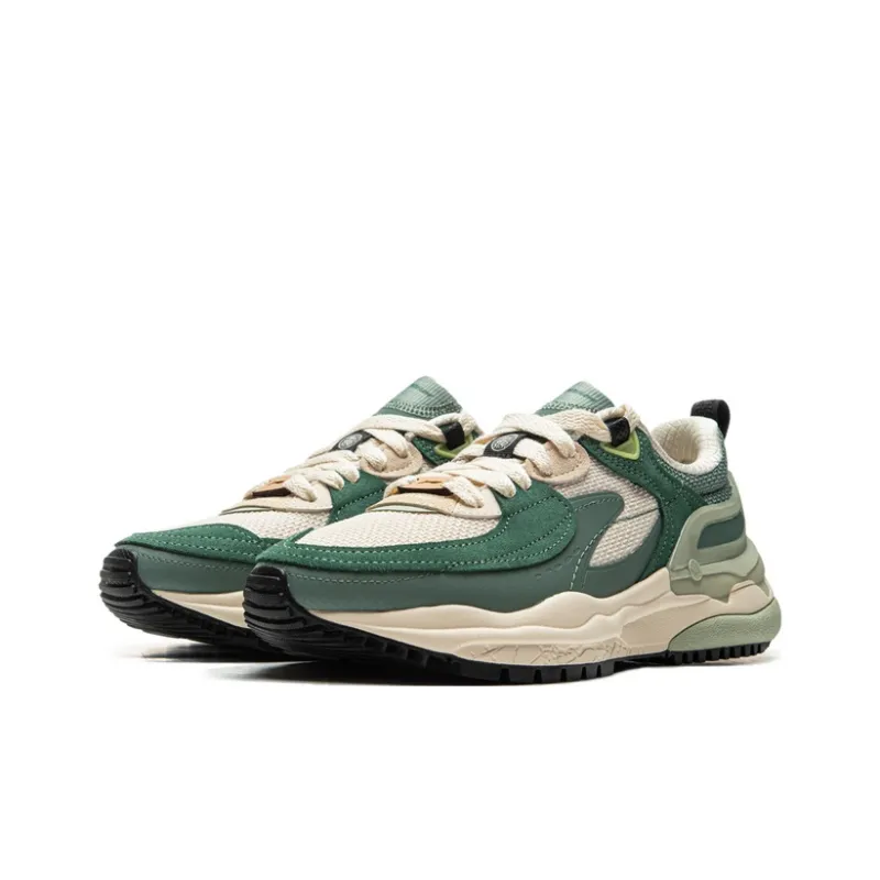 LiNing CF Tracing Origin V4 Low Top Casual Shoes Women's Green-2