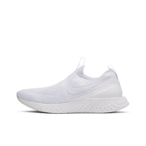 Nike Epic Phantom React Flyknit White Pure Platinum Women's