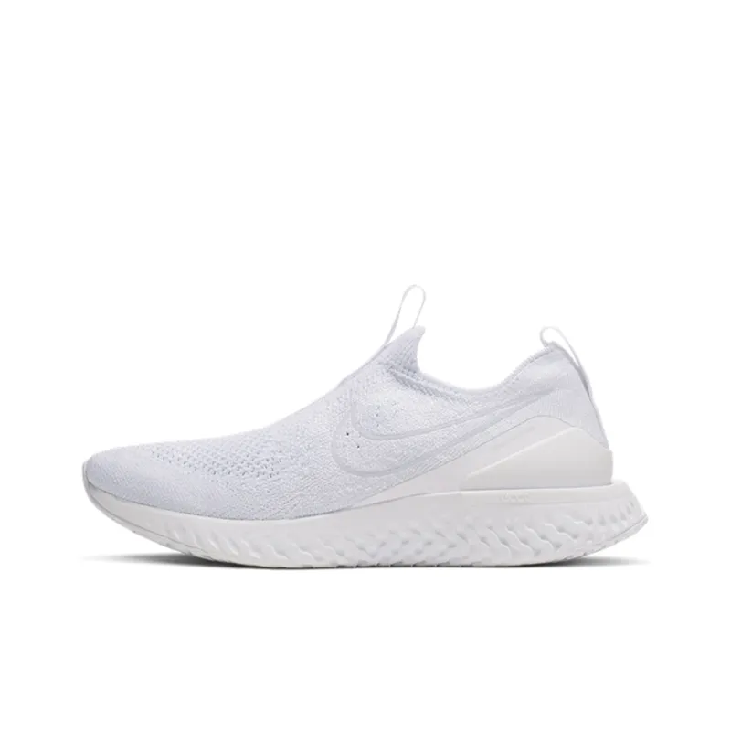 Nike Epic Phantom React Flyknit White Pure Platinum Women's-0