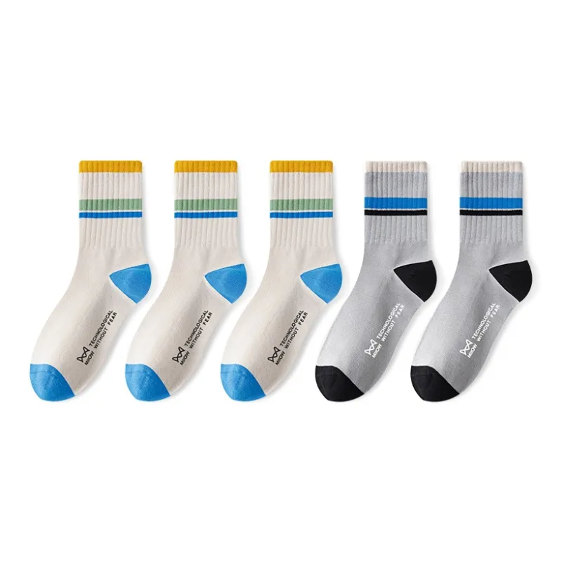 MIIOW Fruit Printing Series Mid Calf Socks Unisex Combo Set-13