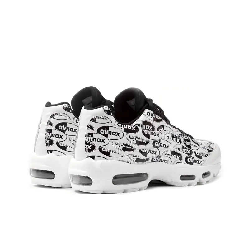 Nike Air Max 95 All Over Print White Black-2