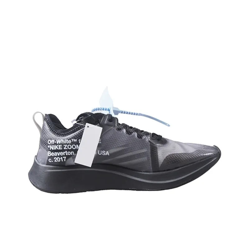 Nike Zoom Fly Off White Black Silver-1