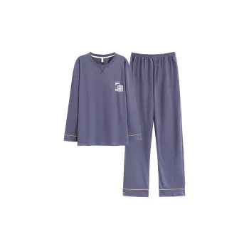FENTENGCARE Pajama Set Men's Royal Blue