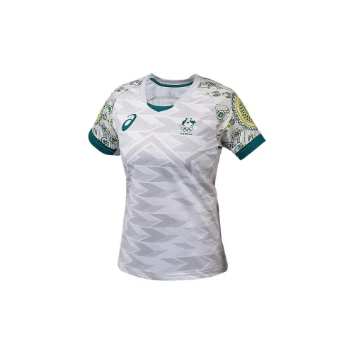 Asics Australian Olympic Team Series T-Shirts Women's Glacier Gray