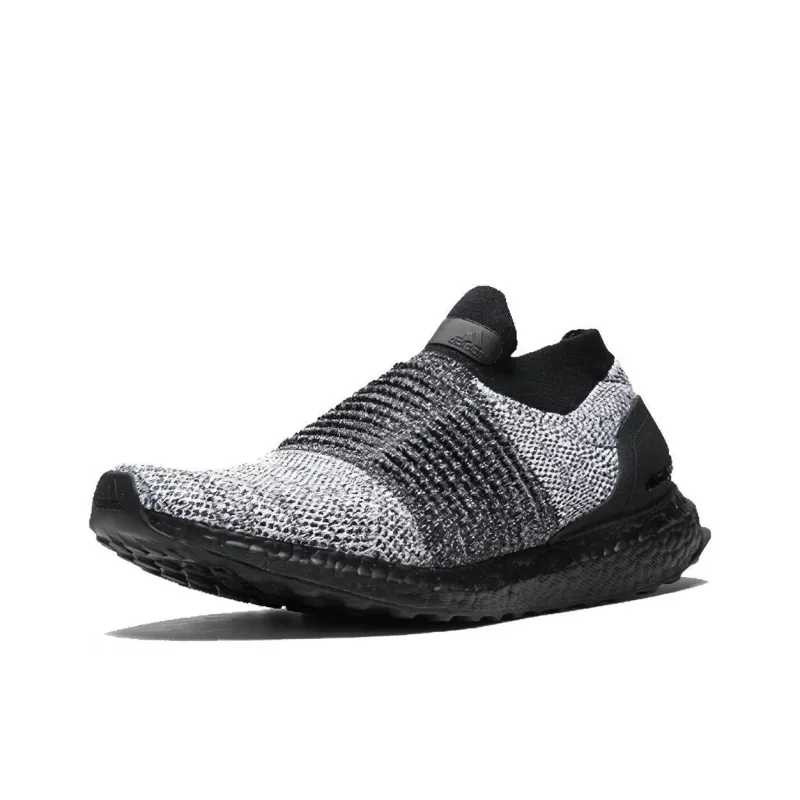 Adidas Ultra Boost Laceless Mid Black Oreo-1