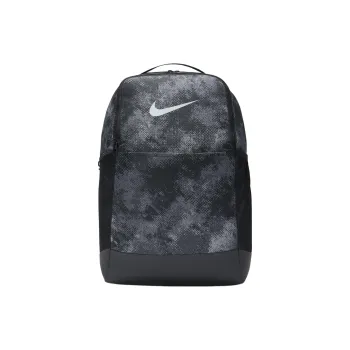 Nike Recycled Polyester Backpack Medium Size Men's Iron Gray & Black
