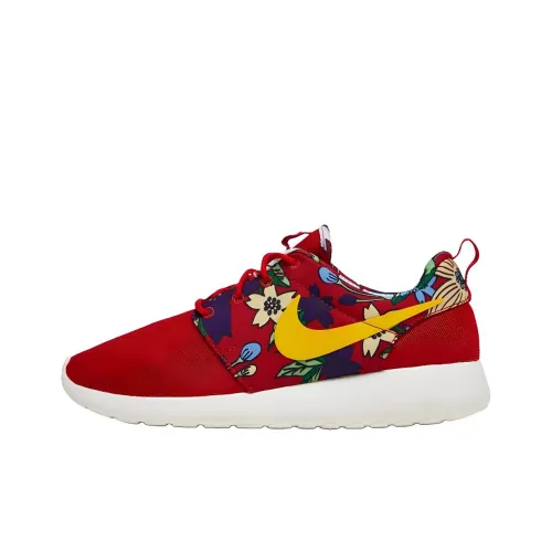 Nike Roshe Run Red Floral Aloha Women's