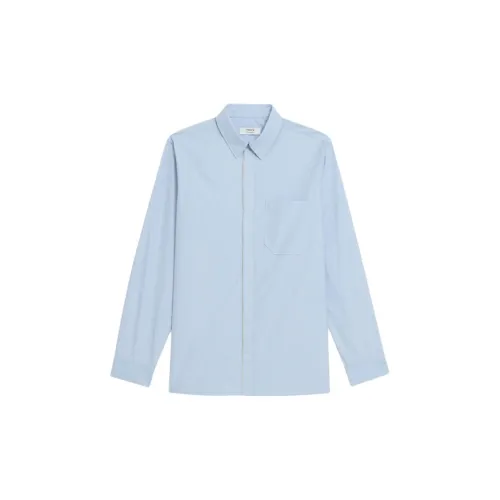 THEORY Designer Co-authored Collection Shirts Men Mixed Light Blue