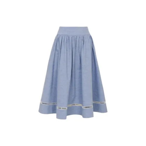 Chloé Casual Long Skirts Women's Blue