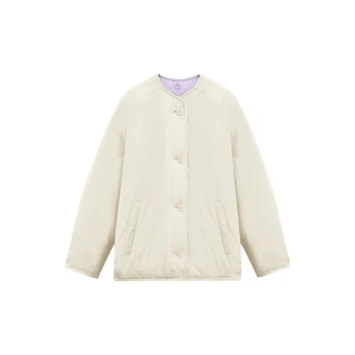 ISABEL MARANT ETOILE Puffer Jackets Women's Beige/Purple