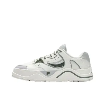 FILA FUSION 50 50 Anti Slip Wear Resistant Impact Resistant Quick Drying Low Top Skateboard Shoes Men's Gray White