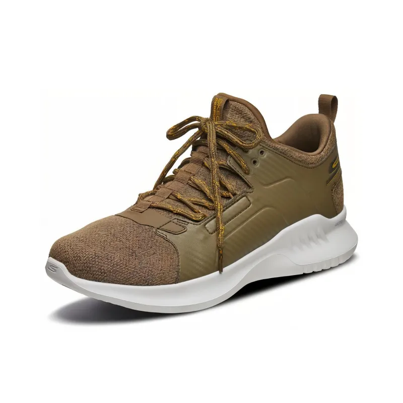 Skechers Go Run Mojo Anti Slip Wear Resistant Low Top Running Shoes Men's Olive-2