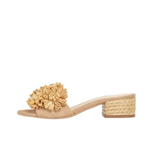 Paloma Barceló Slide Slippers 3.5cm Women's Umber