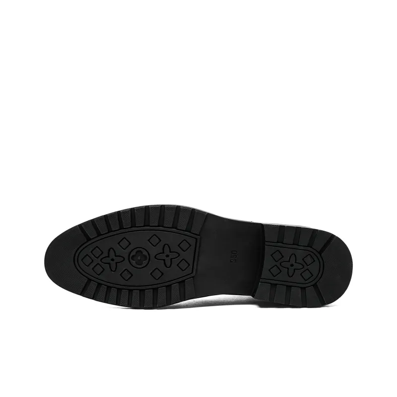 CHINT Dress Shoes Men Low Top Black/Brown-21
