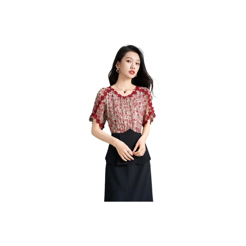 Mylan Shirts Women's Red-2