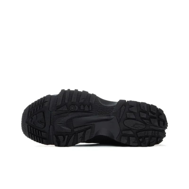 LiNing CF Su Xi Xingye V2 Cushioning, Wear Resistant Low Top Outdoor Hiking Shoes Men's Black-6