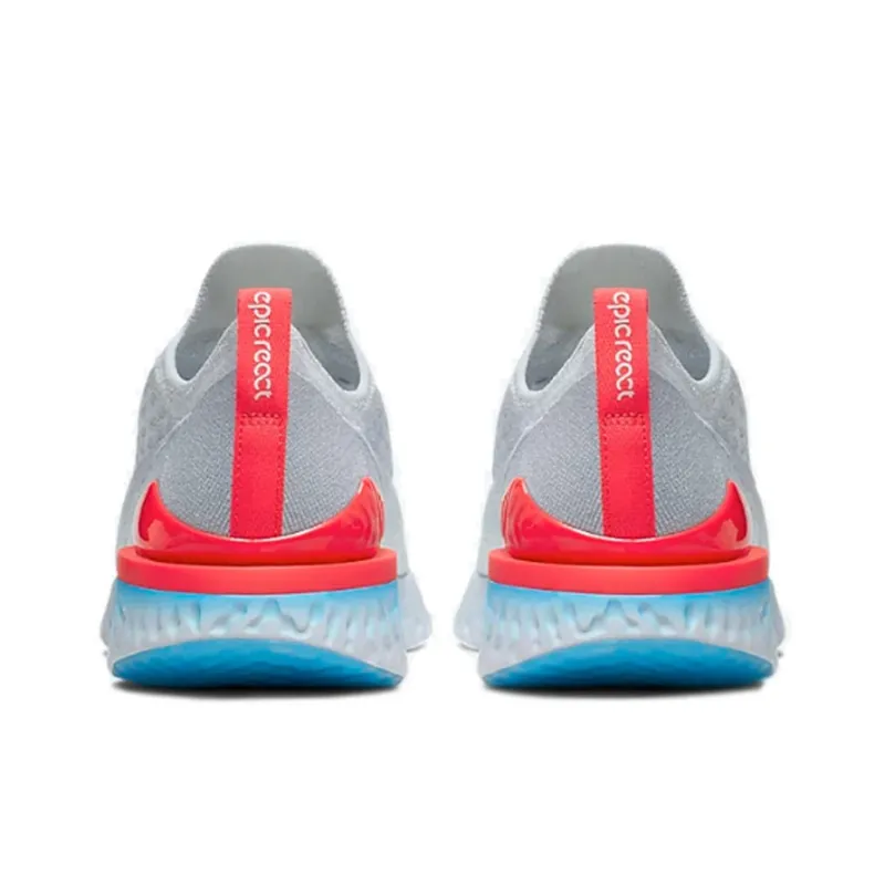 Nike Epic React Flyknit 2 Blue Hero Bright Crimson-3
