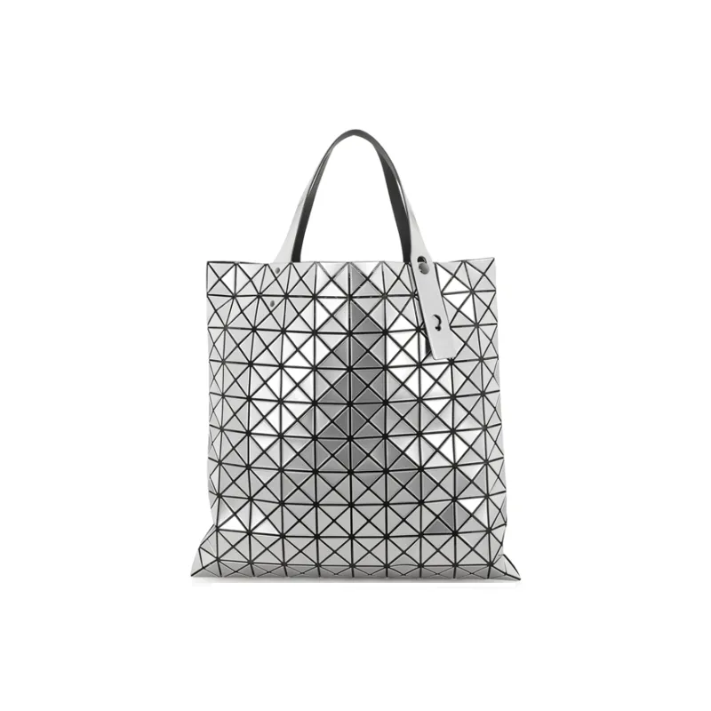 ISSEY MIYAKE Prism Polyvinyl Chloride Tote Bag Shopping Bag Handbag Women's Silver-4