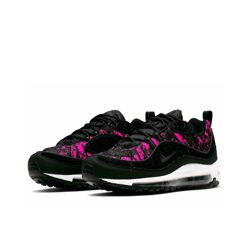 Nike Air Max 98 Pixel Black Hyper Pink Women's-2