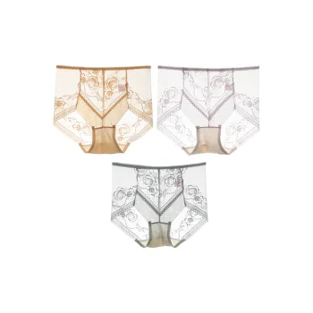 Red Bean Underpants Women's 3 Pack Mixed Color