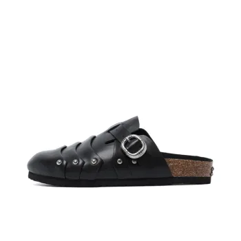 PCCVISION x BBIMP Abrasion-Resistant Slip-Resistant Wrap-toe Slippers Unisex Black