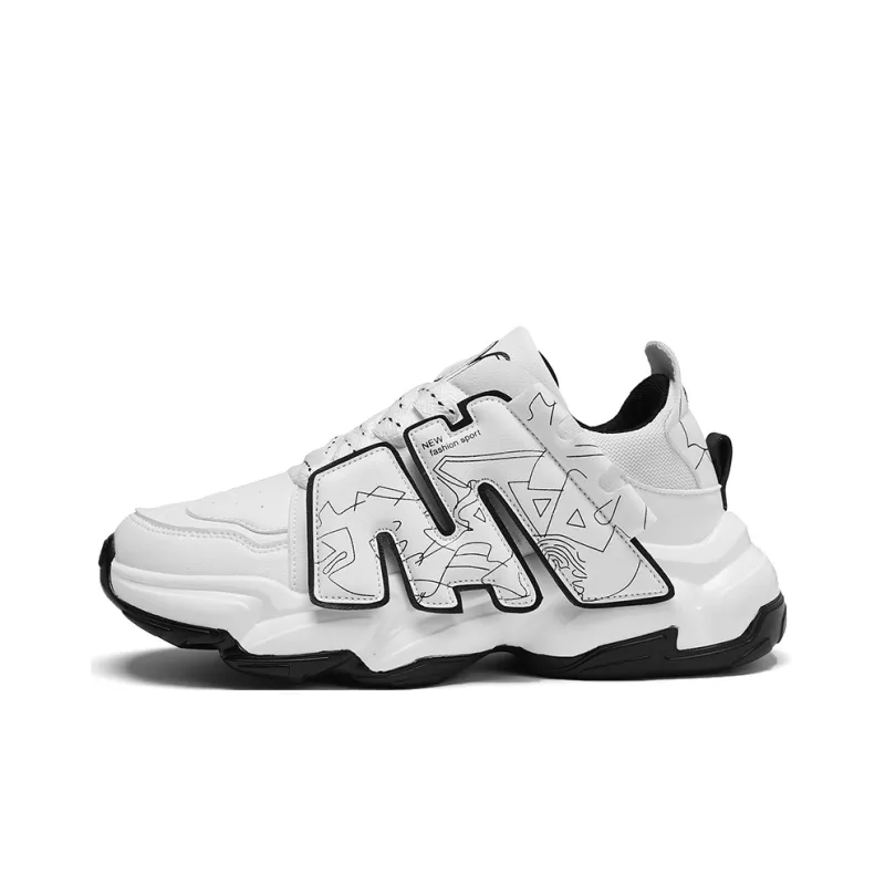 Peter Pan Durable Breathable Low-Top Chunky Sneakers Unisex-0