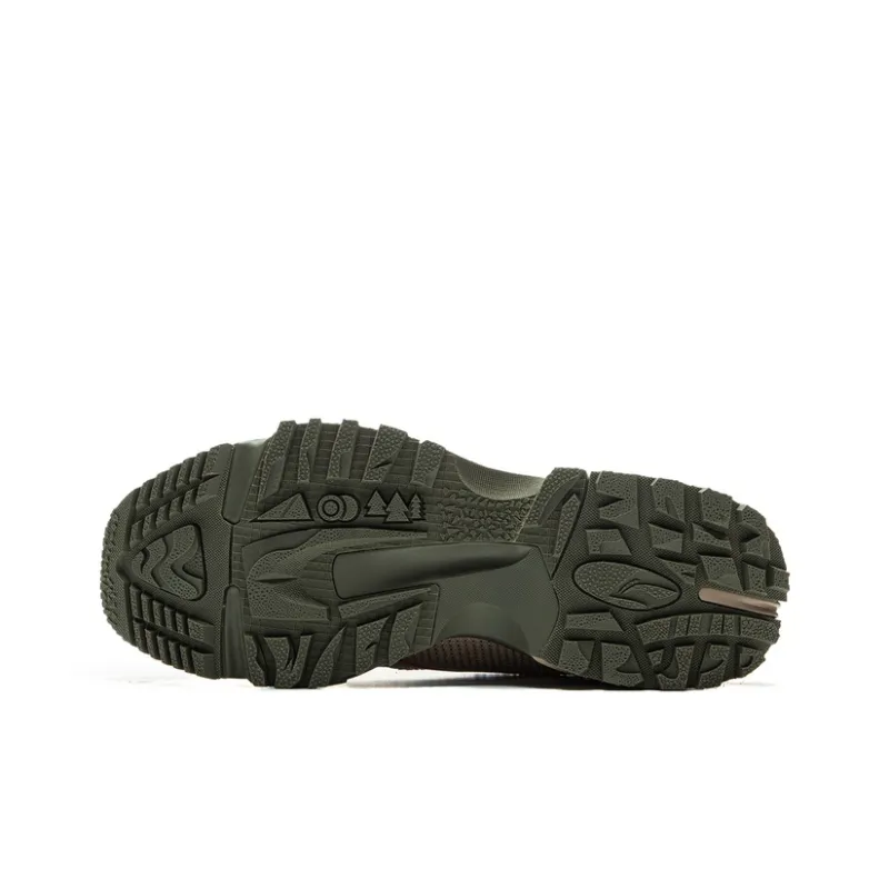 LiNing CF Su Xi Xingye V2 Cushioning Wear Resistant Low Top Outdoor Trekking Shoes Men's Tan-6