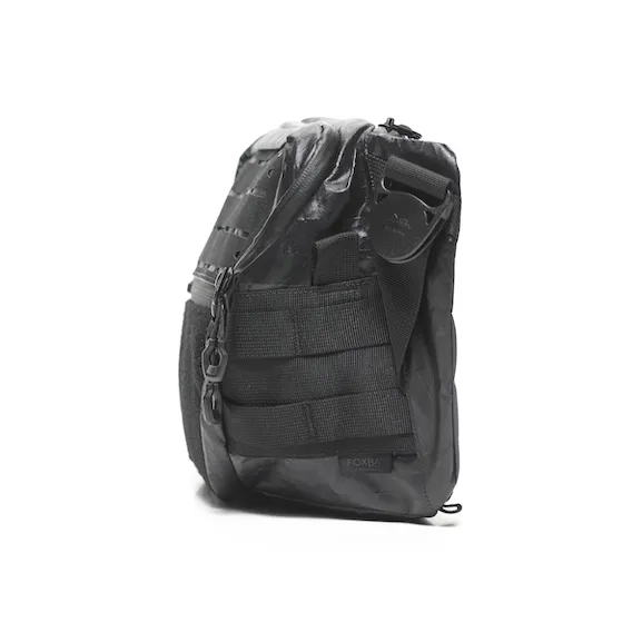 FOXBAT DYNAMICS Nylon Multifunction Camera Shoulder Bag, Crossbody Bag Regular Unisex Obsidian Black XAPC Edition-1