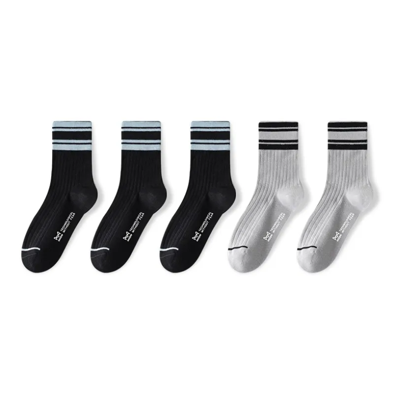 MIIOW Cool One Summer Series Mid Calf Socks Unisex 5 Pack-14