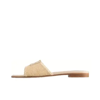 LOUIS VUITTON Capri Slide Slippers Women's Beige
