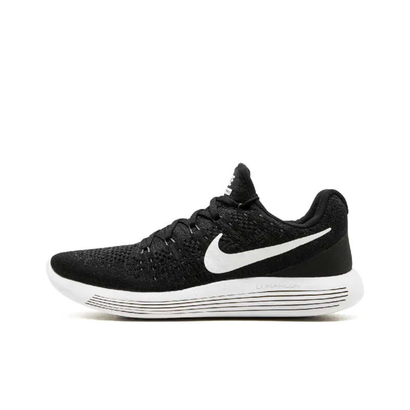 Nike Lunar Epic Flyknit 2 Low Black White Women's-0