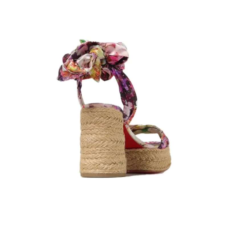 CL One Strap Sandals 7cm Women's Multicolor-2