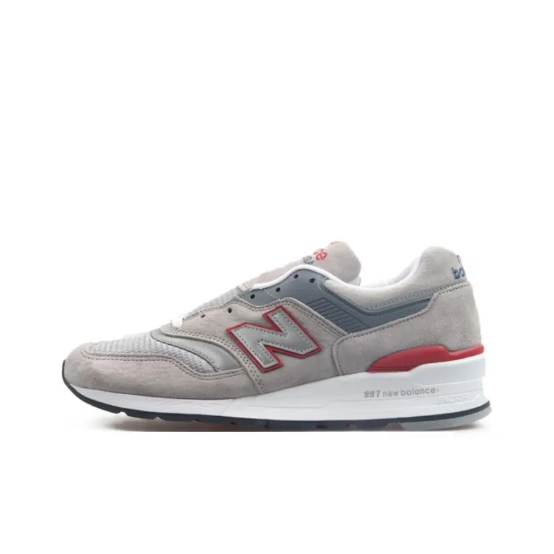 New Balance 997 Grey Red-0