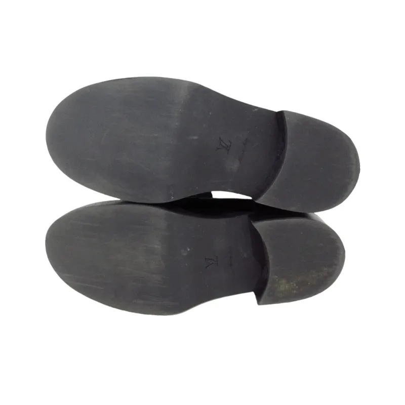 LOUIS VUITTON X Yk Academy Loafers 'Black With White' Women's-4