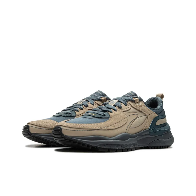 LiNing CF Tracing Origin V4 Low Top Casual Shoes Men's Umber Blue-2