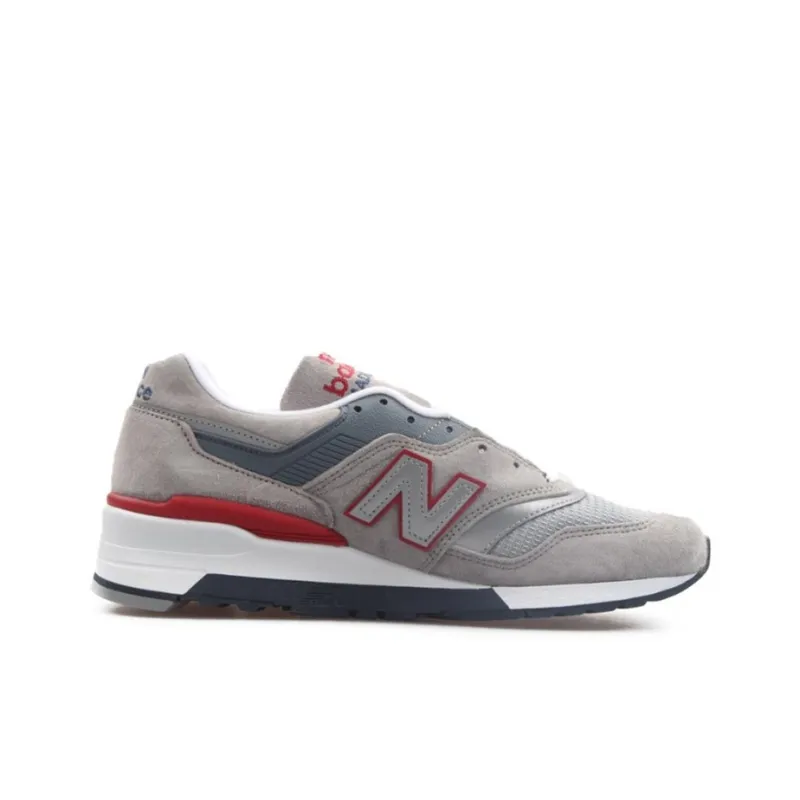 New Balance 997 Grey Red-1