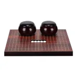 Dark Color Wooden Jar+Solid Wood Red Plate+Jade-Like Stone (Includes Practical Gift Package)