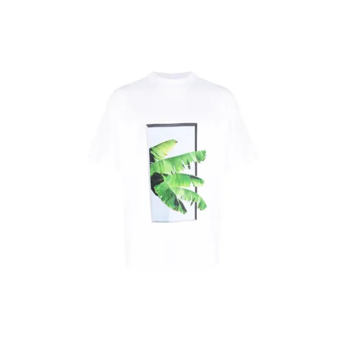 Blue Sky Inn Leaf-print Cotton T-shirt