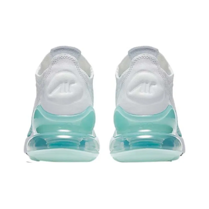 Nike Air Max 270 Flyknit Igloo White Clear Emerald Women's-3