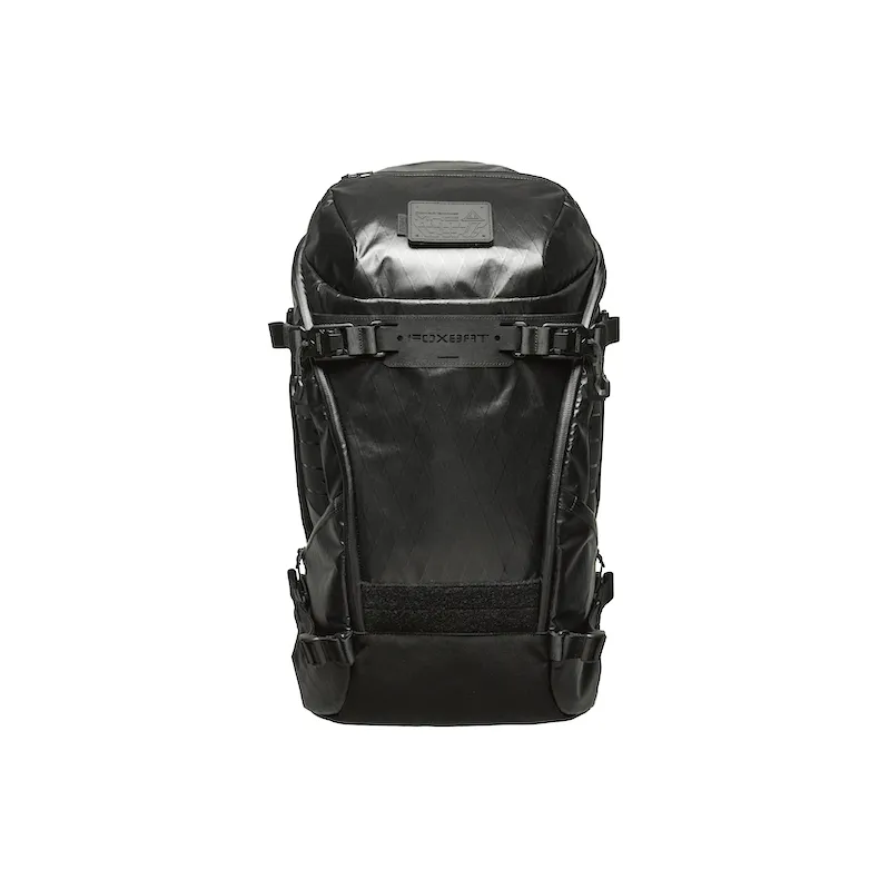 FOXBAT DYNAMICS Nylon Fabric Backpack Tubas Unisex Obsidian Black XPAC Edition-0