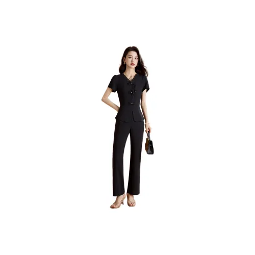 Mylan Casual Suits Women's Black