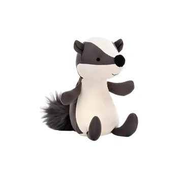 JELLYCAT Suedetta Badger Stuffed Animal