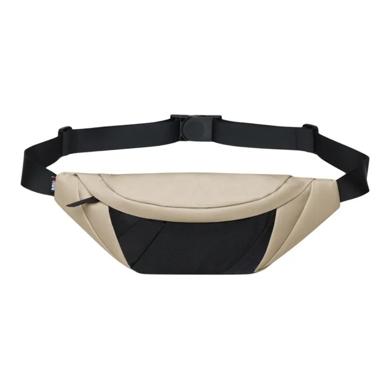 SEPTWOLVES Fabric One Shoulder Fanny Pack Regular Men's Khaki/Black-0