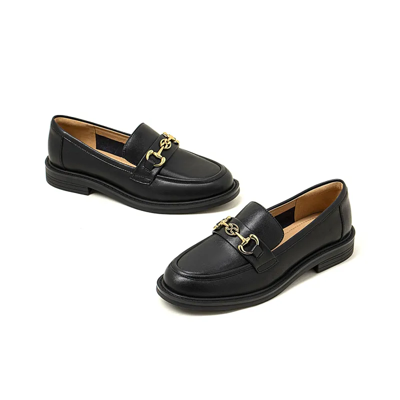 COMELY Loafers 2.5cm Women's Black-4