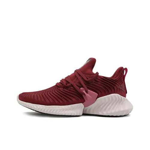 Adidas Alphabounce Instinct Running Shoes Women's Low-Top Red