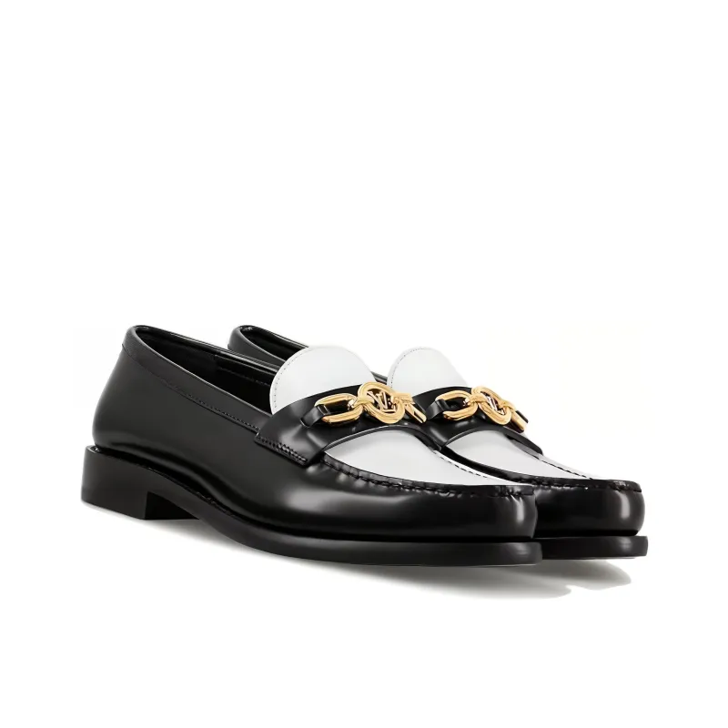 LOUIS VUITTON Chess Loafers Women's Black-2
