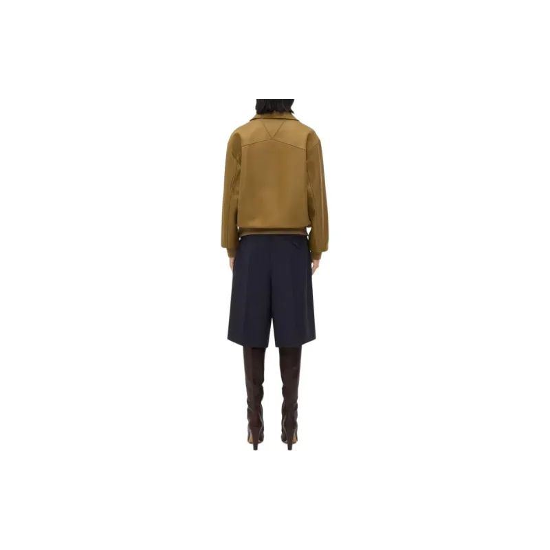 Bottega Veneta Zipped Leather Jacket-1