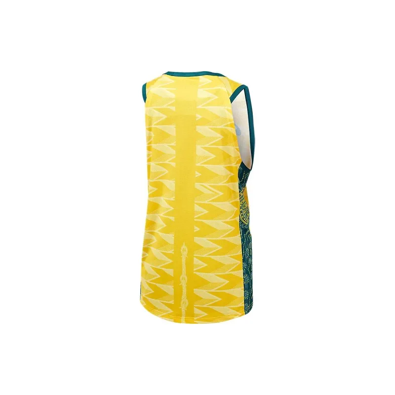 Asics Australian Olympic Team Series Basketball Jerseys Unisex Gold-1