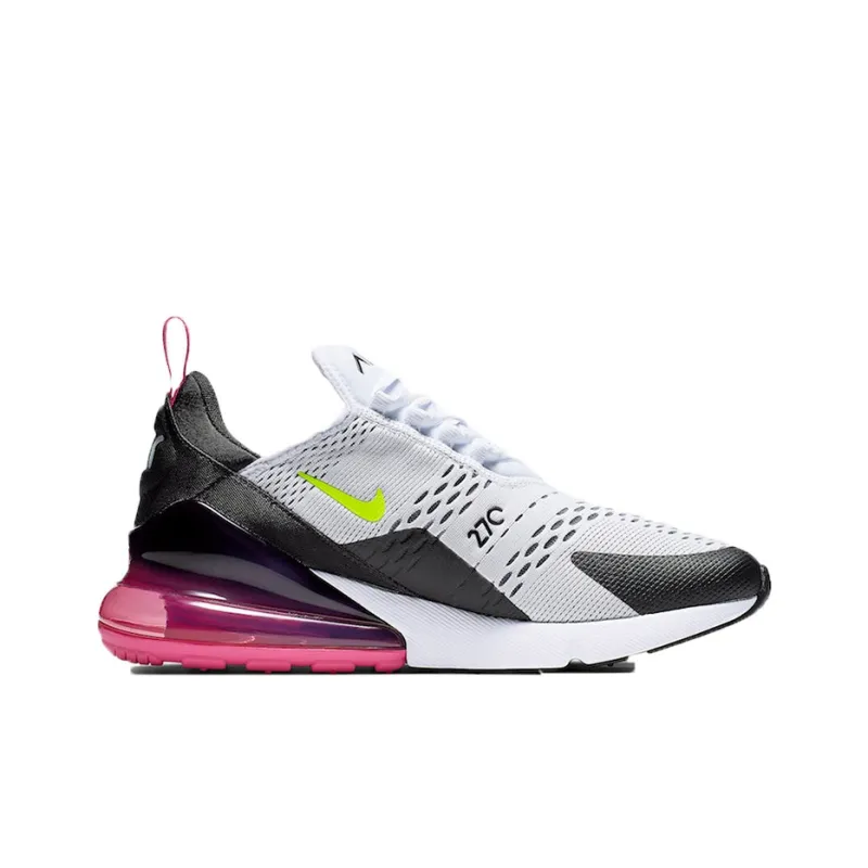 Nike Air Max 270 White Black Fuchsia Volt-1