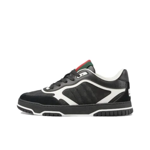 GUCCI Skateboard Shoes Men Low-Top Black